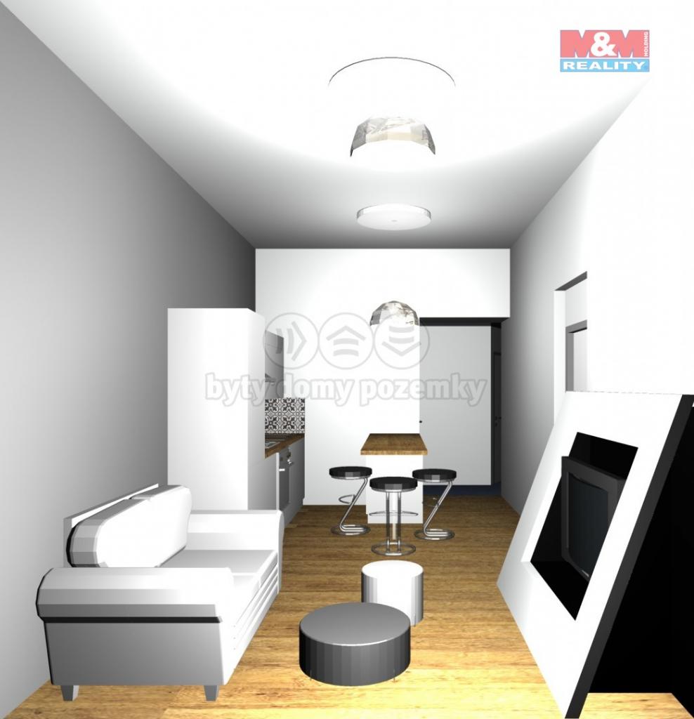 Pronajem bytu 2+kk 46 m2