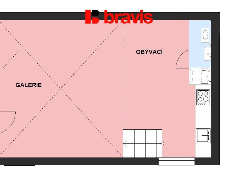 Pronájem bytu 2+kk 65 m2