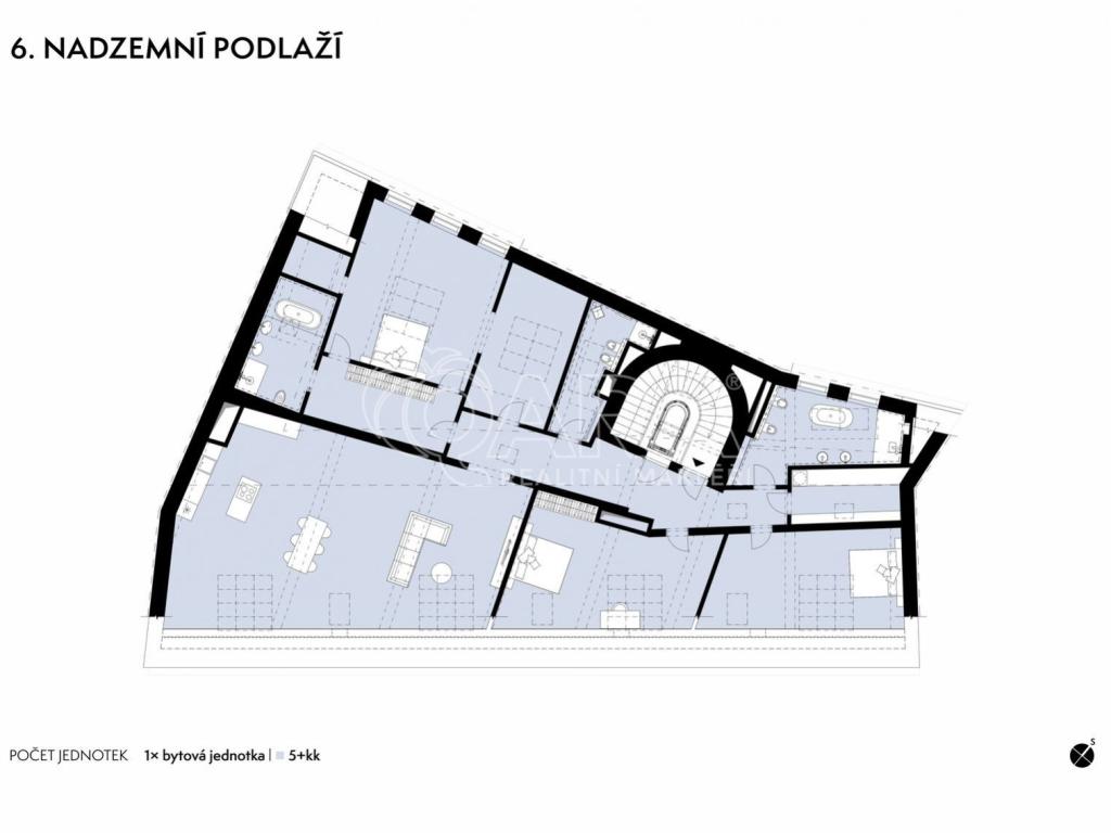 Pronájem bytu 5+kk 335 m2, Praha – náhled fotky 21