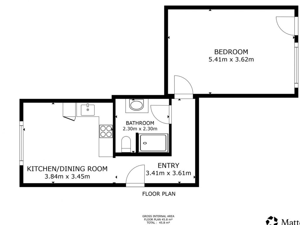 Pronájem bytu 2+kk 43 m2