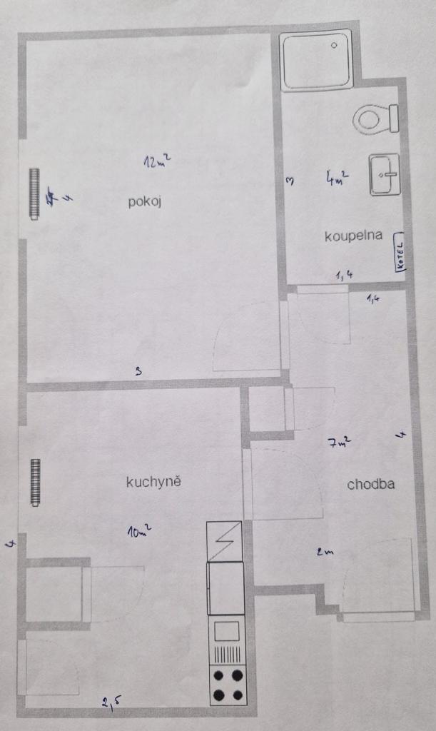 Prodej bytu 1+1 37 m2
