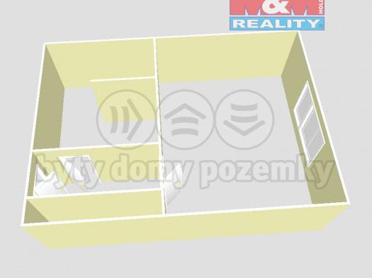 Pronajem bytu 1+kk 32 m2