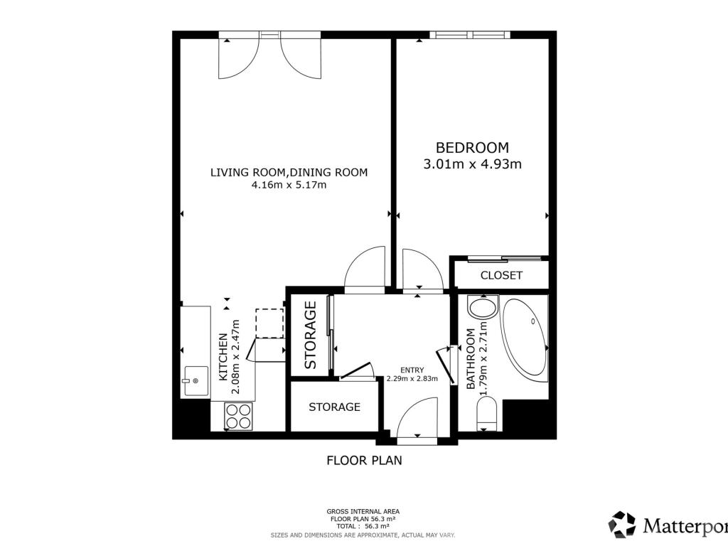 Pronájem bytu 2+kk 53 m2, Praha – náhled fotky 15
