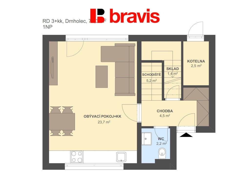 Prodej domu 80 m2