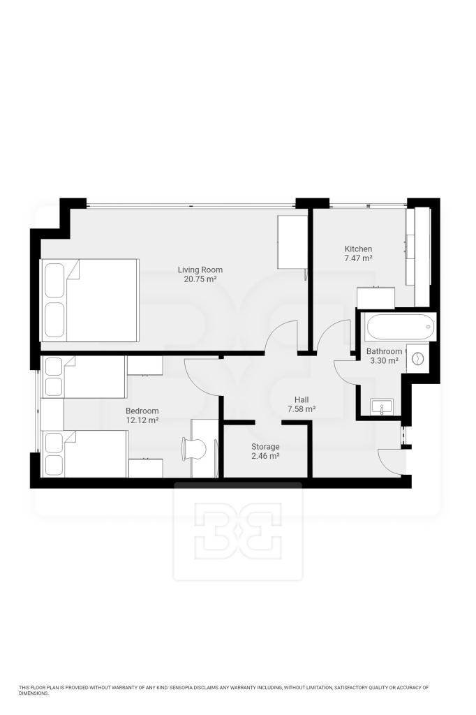 Pronájem bytu 2+1 56 m2