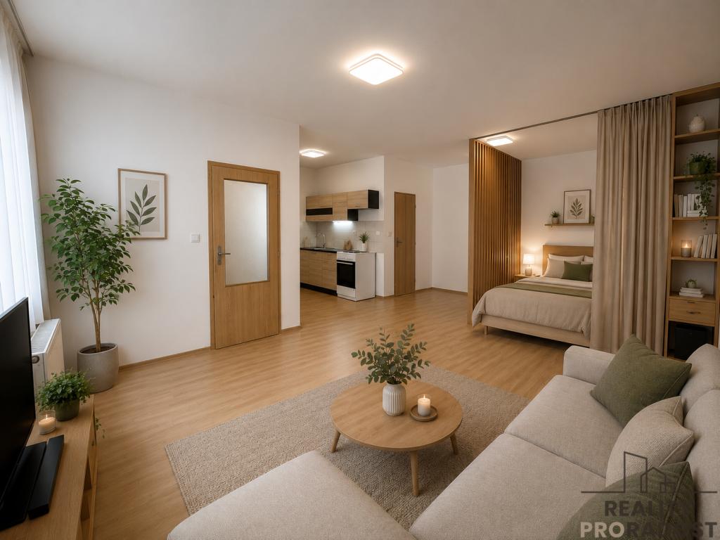 Pronájem bytu 1+kk 50 m2