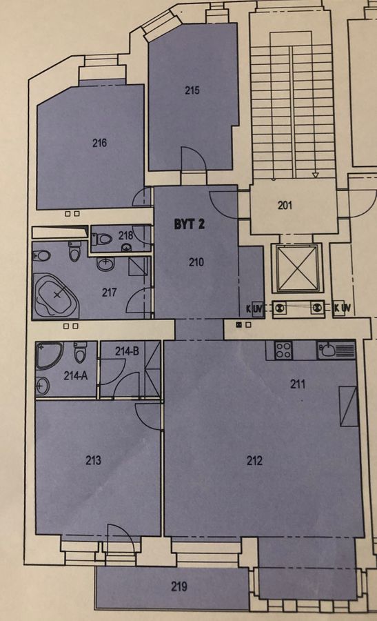 Pronajem bytu 4+kk 124 m2