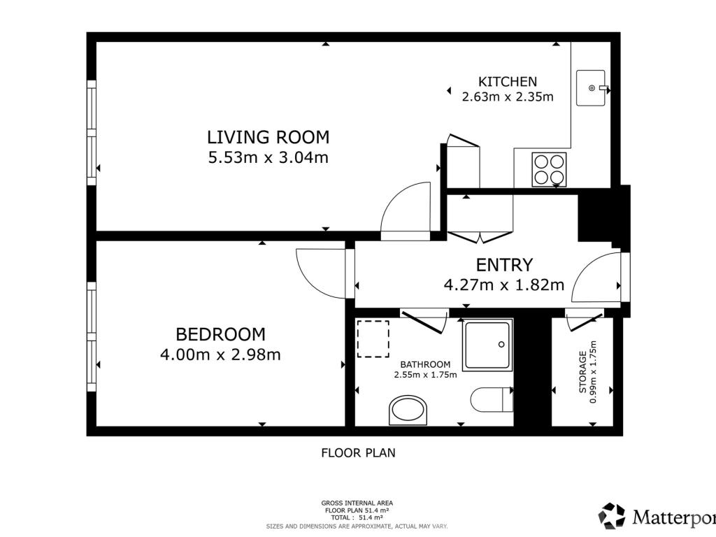 Pronájem bytu 2+kk 49 m2, Praha – náhled fotky 15