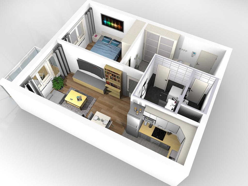 Pronájem bytu 2+kk 45 m2, Praha – náhled fotky 21