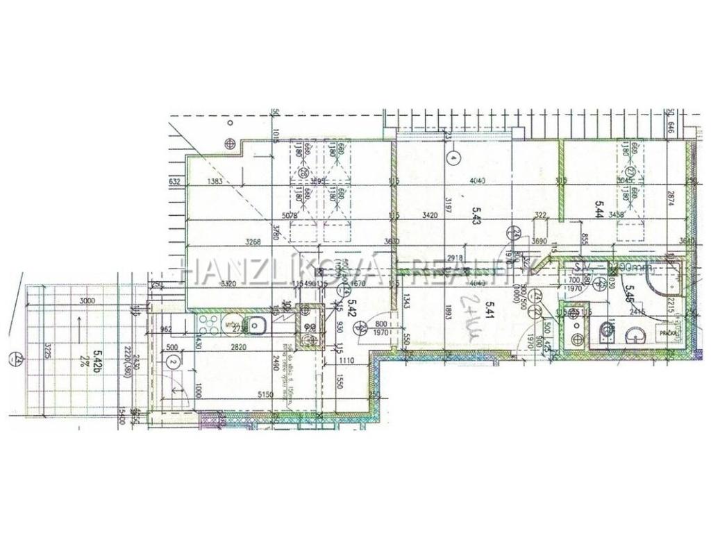 Pronájem bytu 2+kk 68 m2