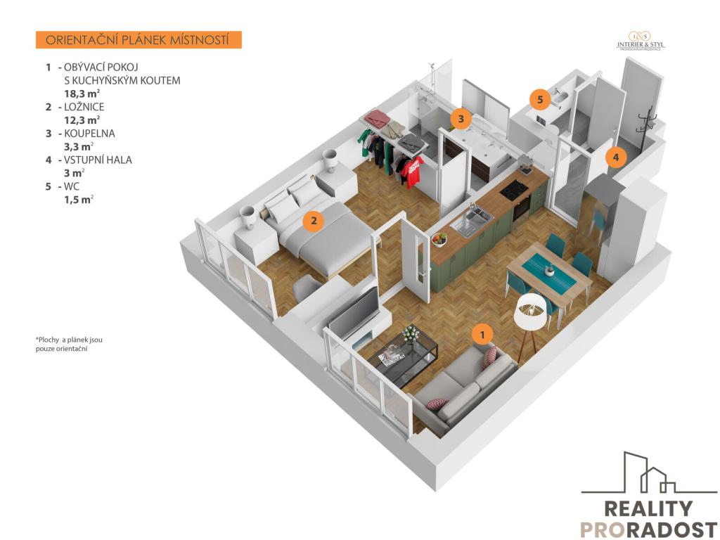 Prodej bytu 2+kk 40 m2, Praha – náhled fotky 20