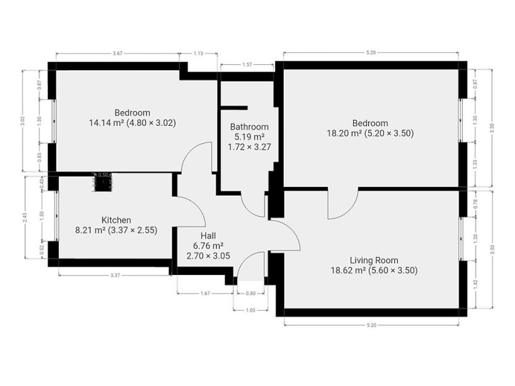 Pronájem bytu 3+1 71 m2, Praha – náhled fotky 13