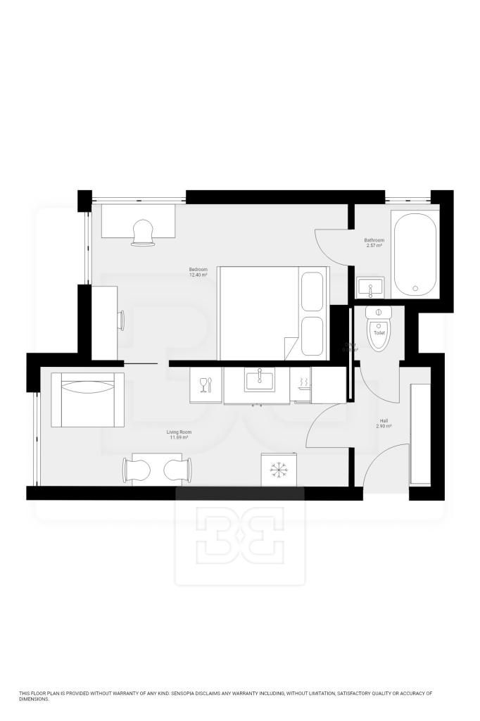 Pronájem bytu 1+1 33 m2, Praha – náhled fotky 5
