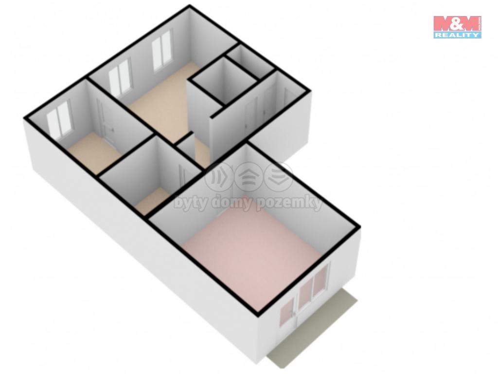 Pronajem bytu 3+kk 65 m2