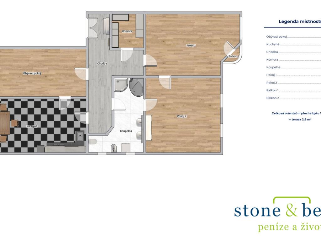 Pronájem bytu 3+1 116 m2, Praha – náhled fotky 18