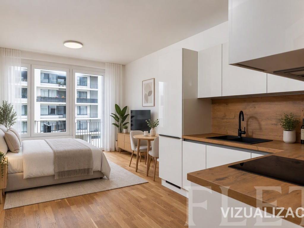 Pronájem bytu 1+kk 31 m2, Praha – náhled fotky 5