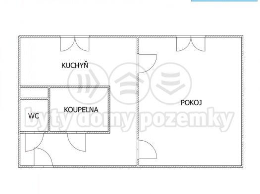 Pronajem bytu 1+1 39 m2