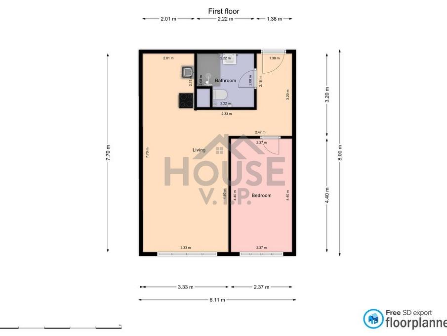 Prodej bytu 2+kk 45 m2, Praha – náhled fotky 14