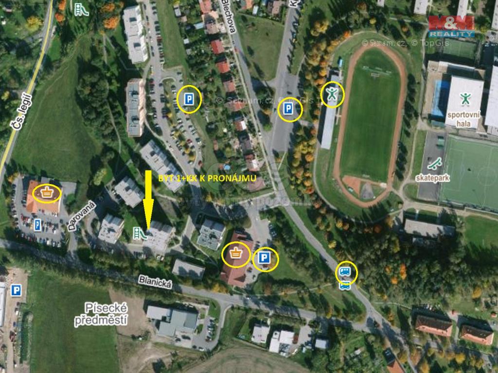 Pronajem bytu 1+kk 29 m2