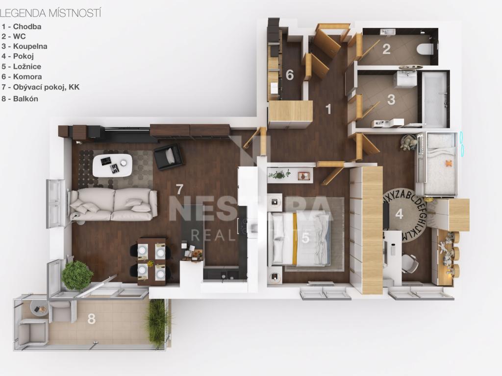 Prodej bytu 3+kk 83 m2, Praha – náhled fotky 25